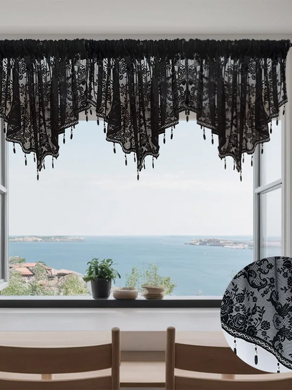 

Декоративная полупрозрачная штора для кухонной двери в скандинавском стиле, готовая полупрозрачная панель для раздвижных дверей