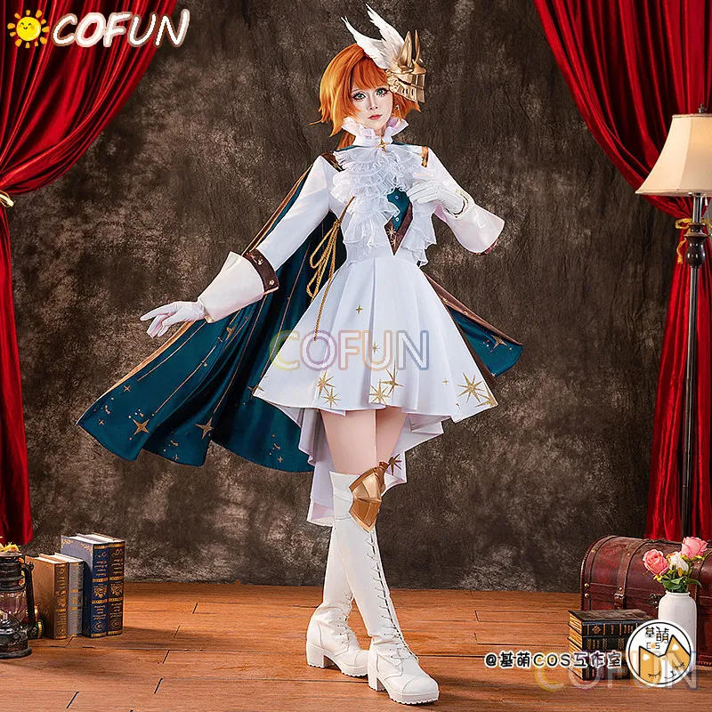 

COFUN Reverse:1999 Sonetto The Steadfast Heart Cosplay Costume Game Suit Elegant Dress Halloween Party Role Play Outfit Women