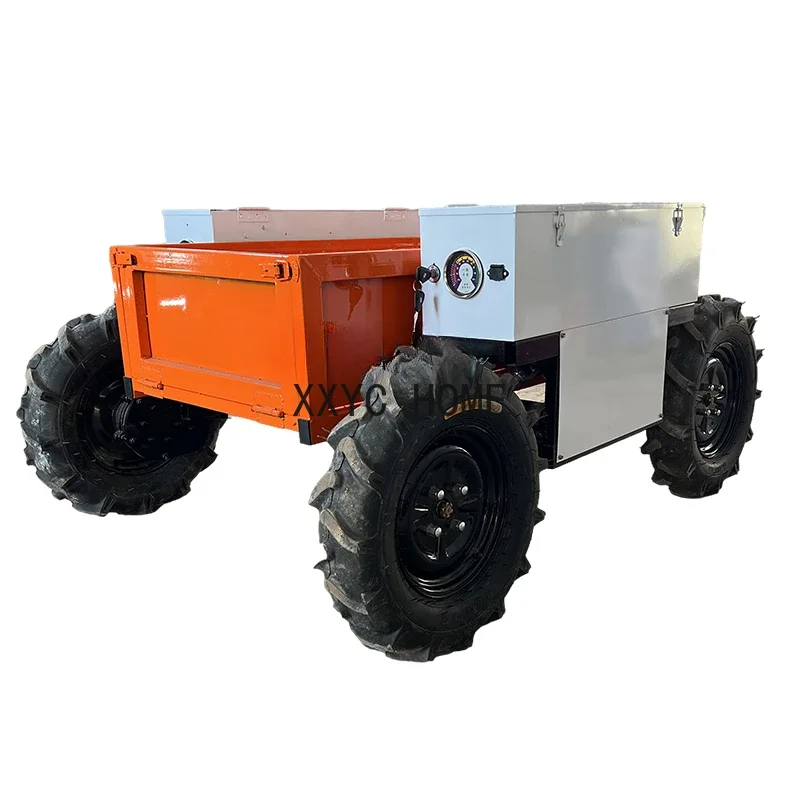 All Terrain Remote Control Transportation Mule Cart Agricultural Construction Site Mountain Climbing Car Greenhouse Truck