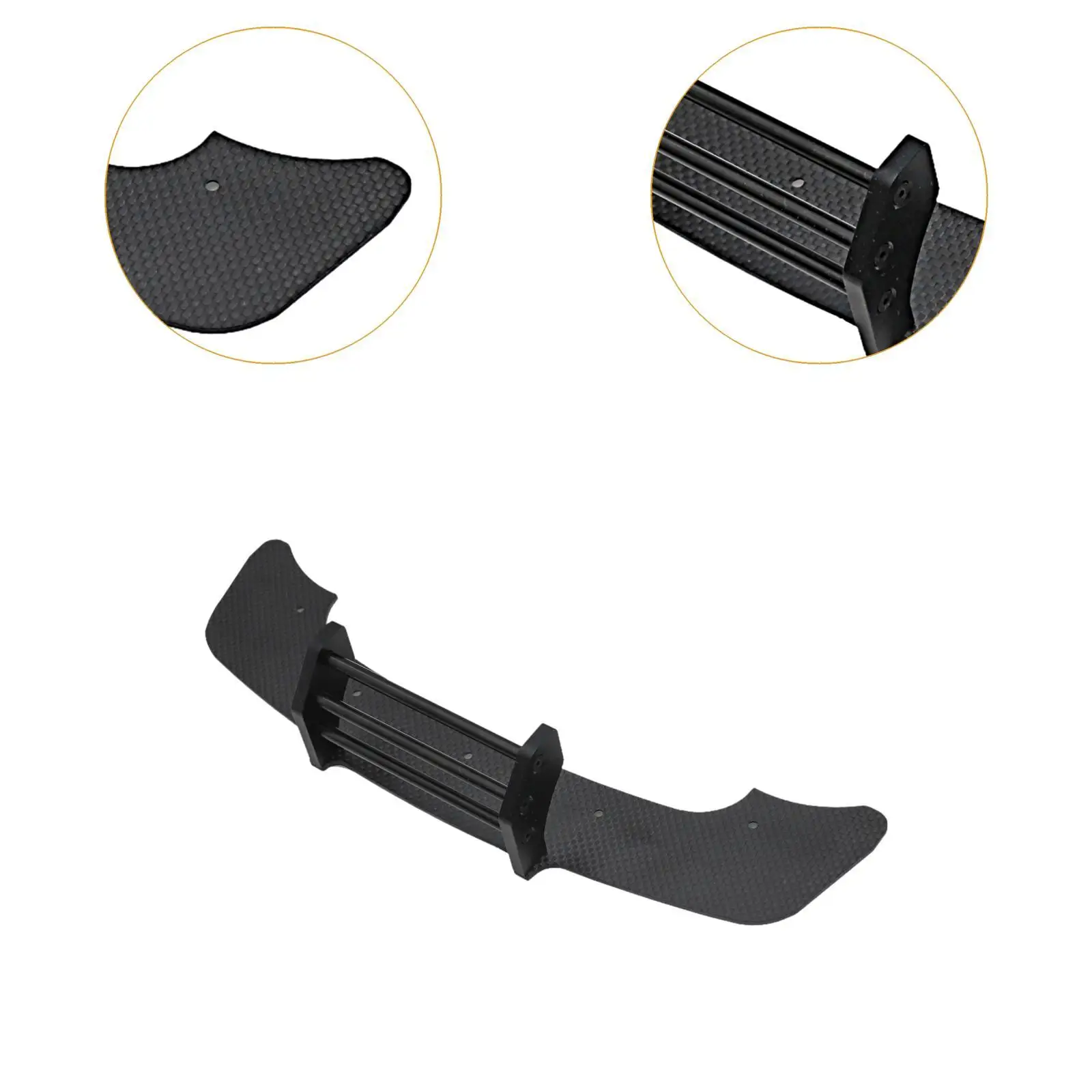 

RC Front Bumper Simple Installation Carbon Fiber Replacements Mounting for Vehicles 1/7 Car DIY