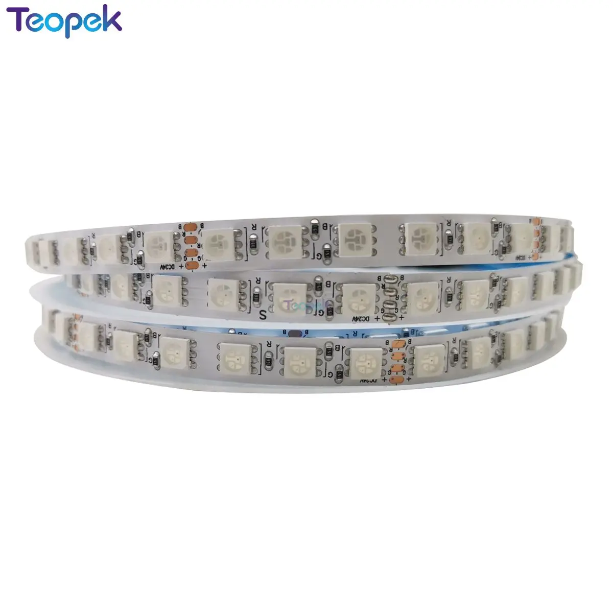 High quality 5050 SMD RGB LED Strip 30/60/96/120 LED/m DC12V/24V Flexible LED Light Tape For Office Hotel Decoration