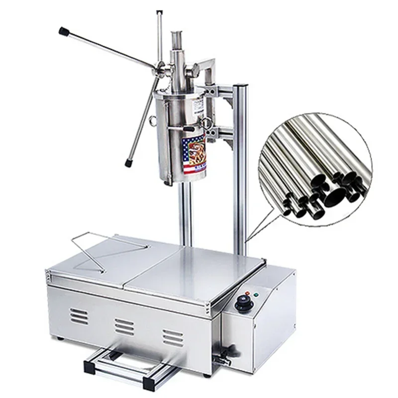 YYHC Adjustable Speed High Efficiency Electric Churros Fryer Maker Machine