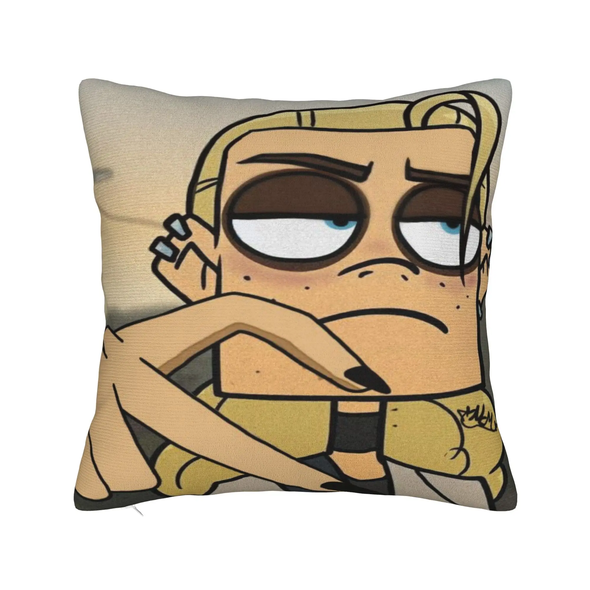 Metal Family Dee 2 Pillow Cover  Comfy Cushion Cover Retro Trendy Pillow Case For Sofa Bedroom Home Decor