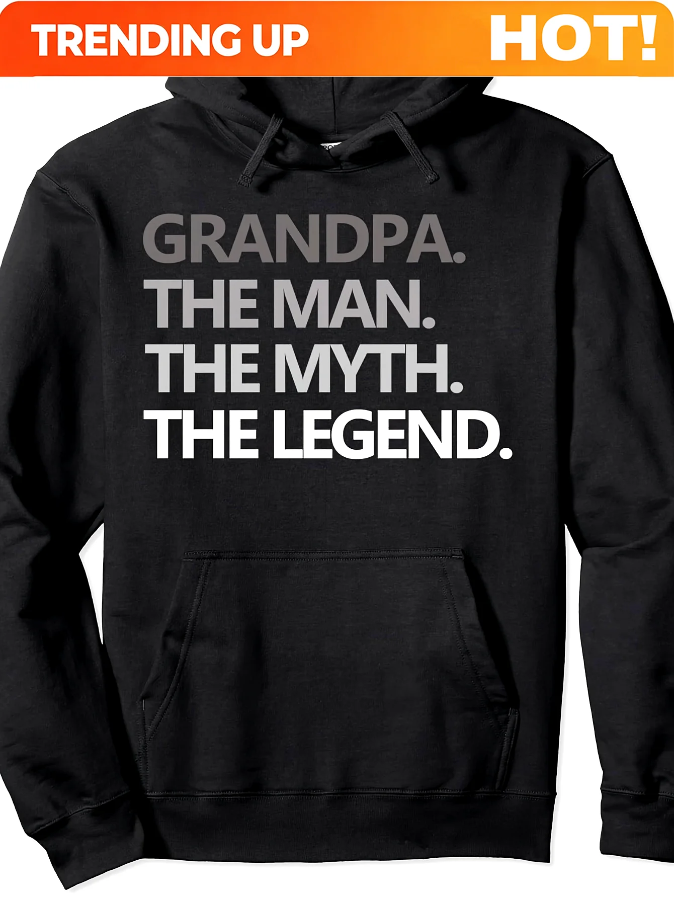 Customization Grandpa The Man Myth Legend Father'S Day Gift Funny Men Pullover Hoodie Unisex 2025 Couple Sweater Hoodies