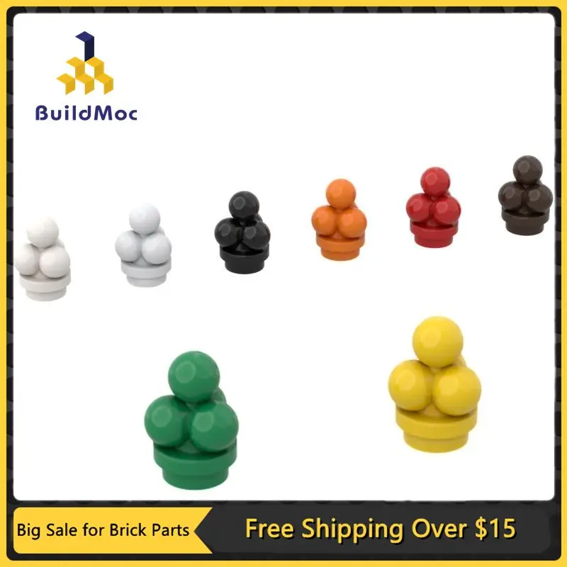 10Pcs MOC Parts 6254 Ice Cream Scoops Compatible Bricks DIY Assmble Building Blocks Particle Kid Puzzle Brain Toy Gift