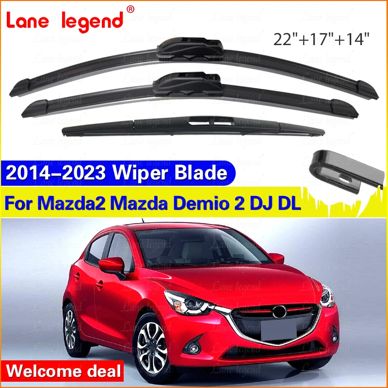 Car Wiper For Mazda2 Mazda Demio 2 DJ DL 2014 - 2023 22