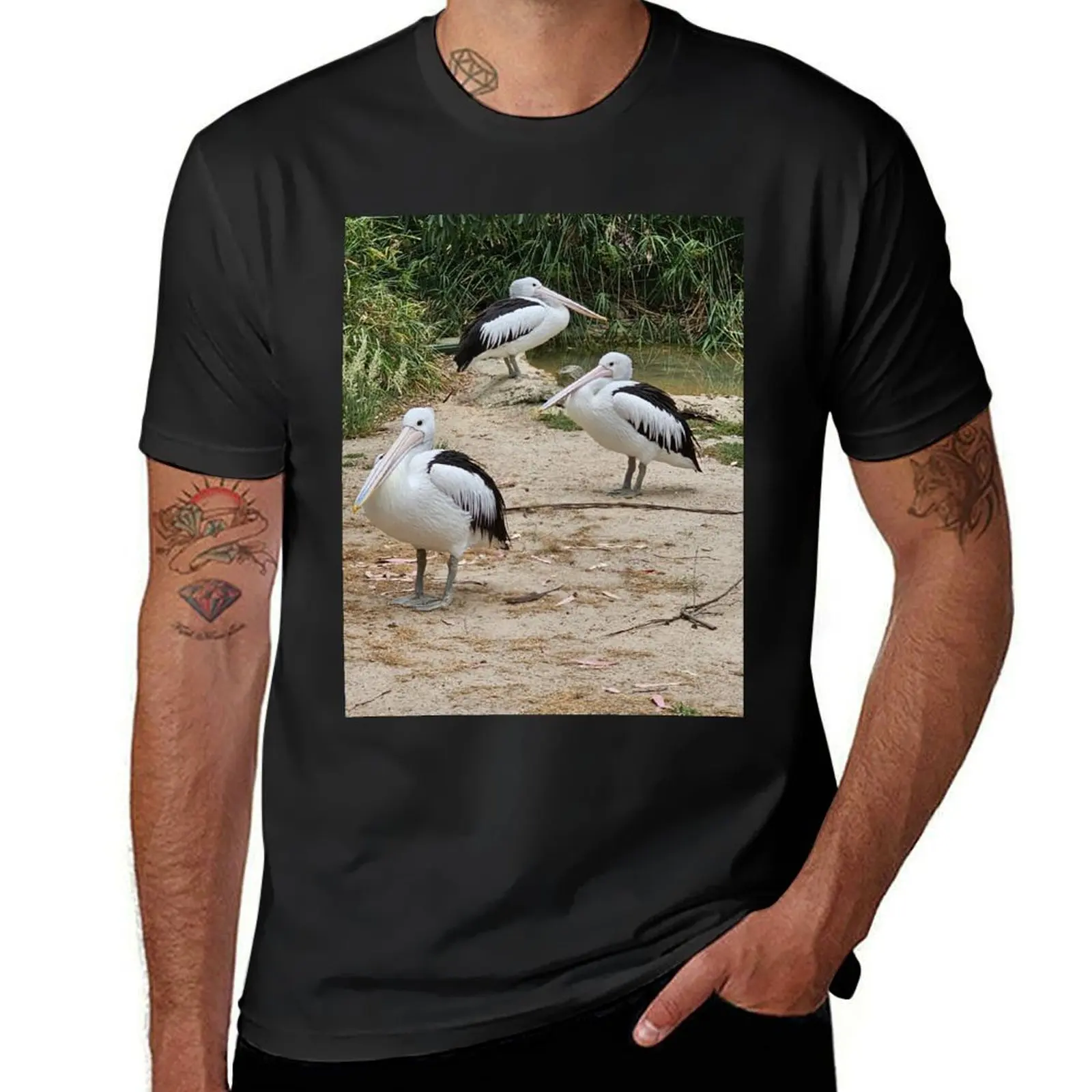 Pelicans' Nest T-Shirt sublime graphics vintage men graphic t shirts