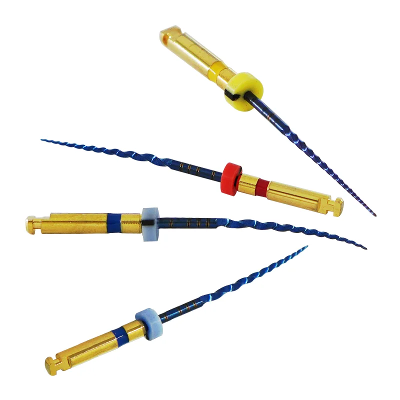 6pcs/Pack 25mm SX-F3 Dental Files Root Canal Use Rotary Heat Activated Endodontic Files Rotating NiTI File Dentistry Instruments