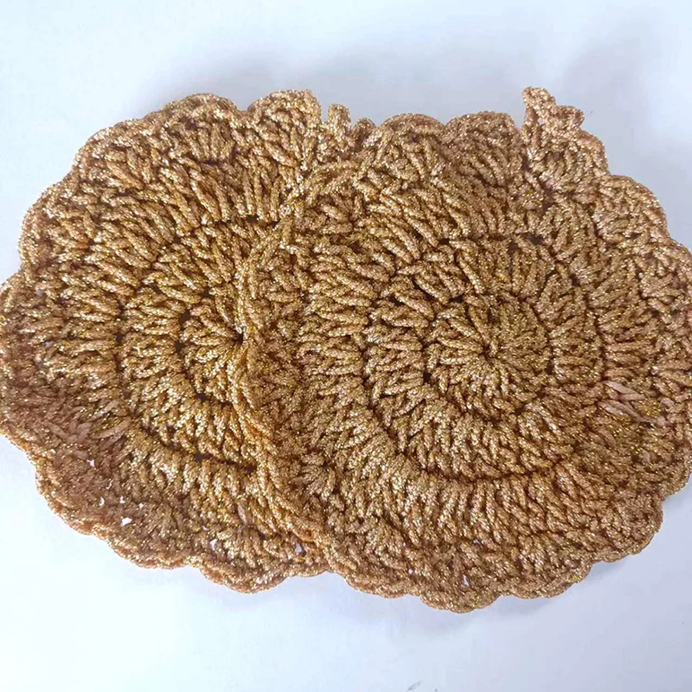 

3Pcs Gold Thread Dish Cleaning Cloth Non Stick Oil Thickened Sponge Kitchen Duster Towels For Dishes Household Washing Tool