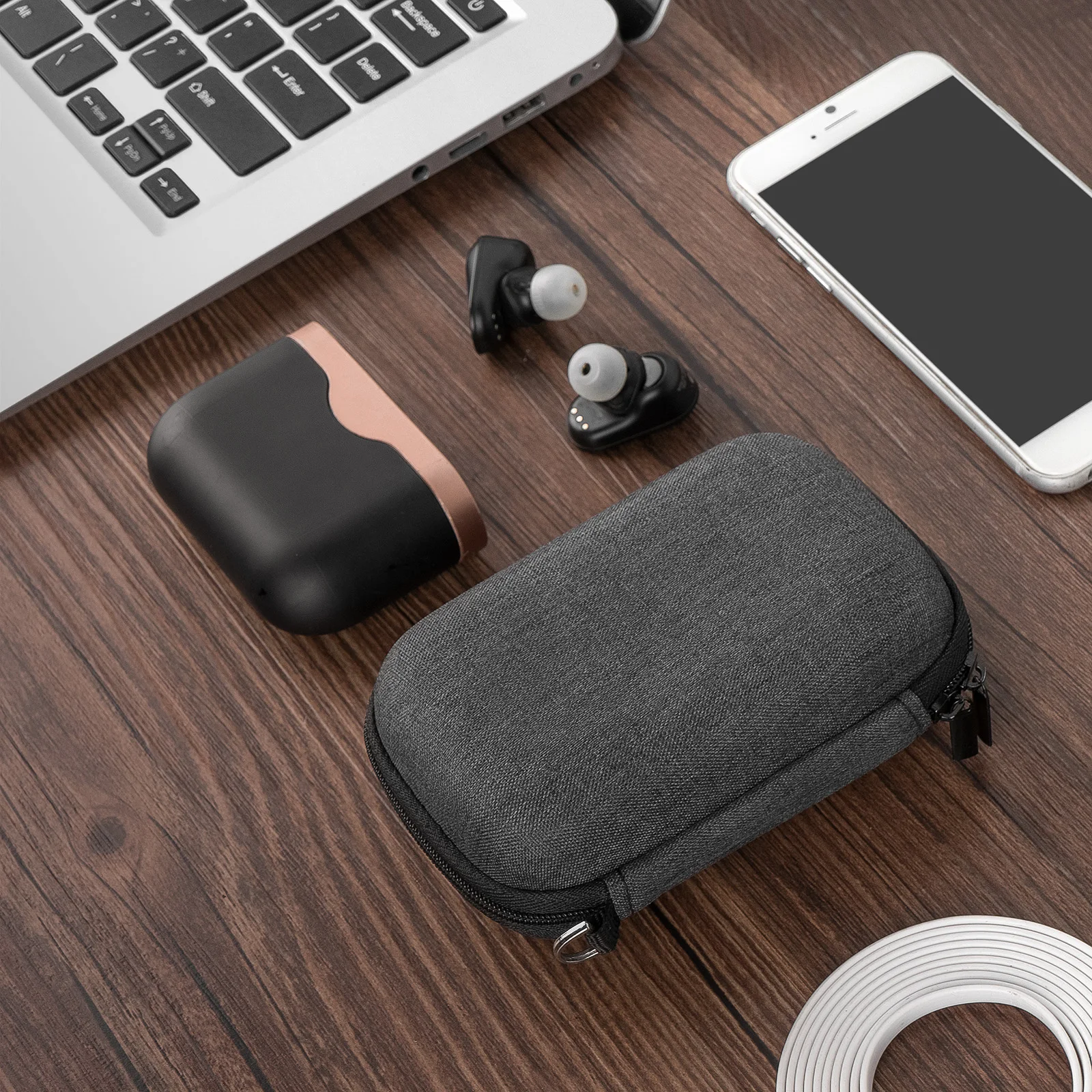 เคสหูฟัง Geekria Shield เข้ากันได้กับหูฟังเอียร์บัด True WIRELESS ไร้สาย WF-1000XM3 Sony Bose