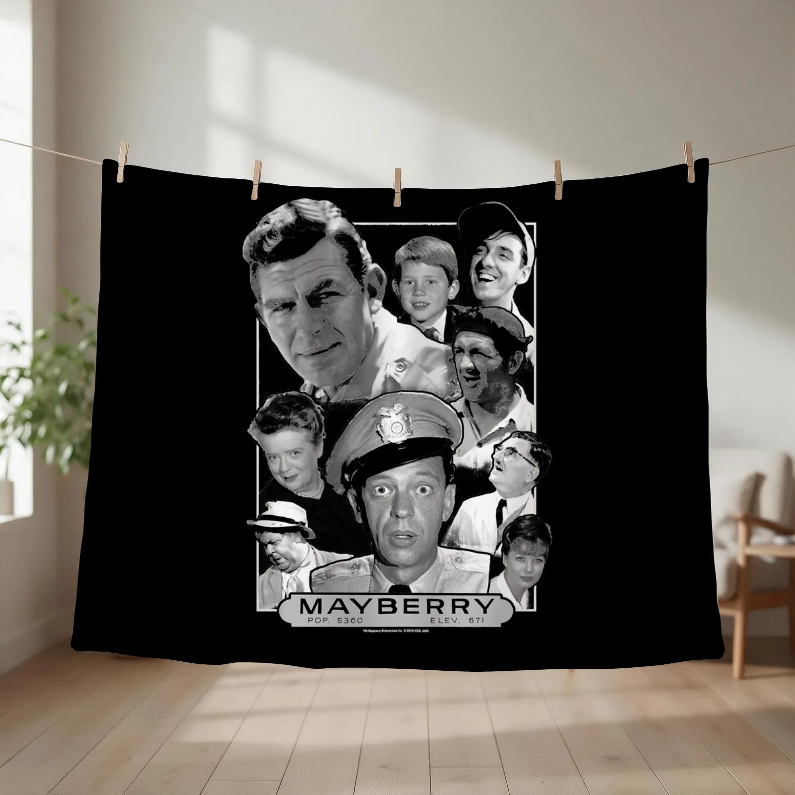 First Day Of Retro Andy Griffith Mayberry Throw Blanket Blankets For Baby Sofa Thins Soft Big Blankets