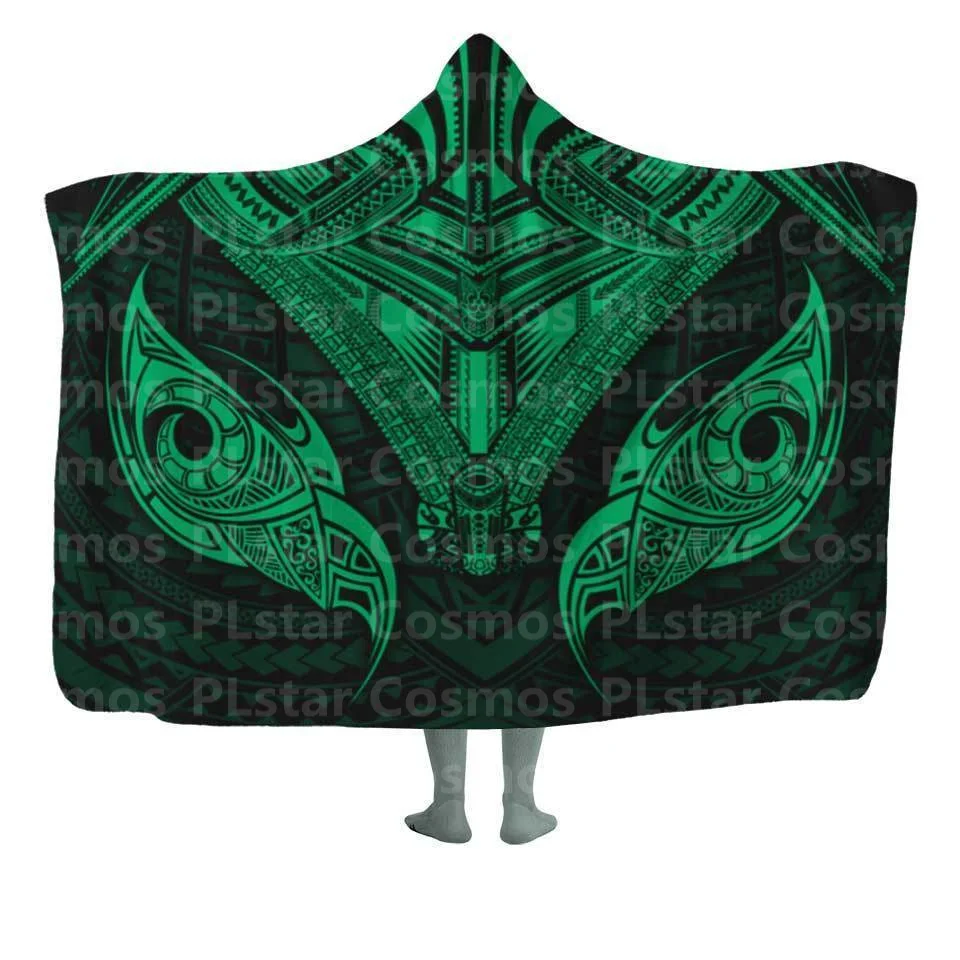 

Mana Hooded Blanket 3D All Over Printed Wearable Blanket for Men and Women Adults Kids Fleece Blanket