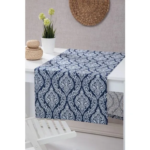 

Wellstil Baroque Pattern Runner 50x150 cm Navy Blue