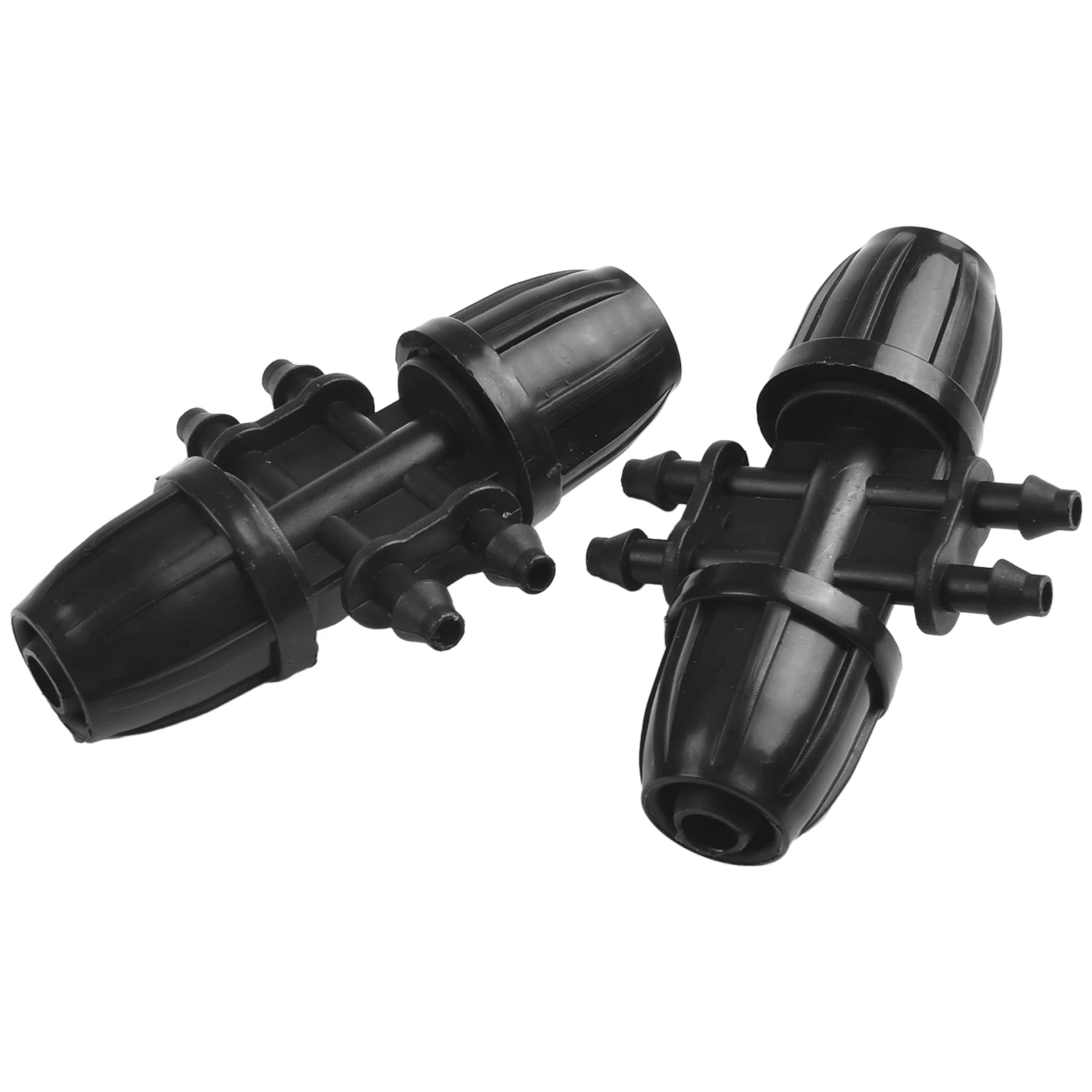Pipe Fittings Tube 10cm/3.93 Inch Anti-drip Black Plastic Tube Greenhouse Garden And Agricultural Watering 10PCS Brand New
