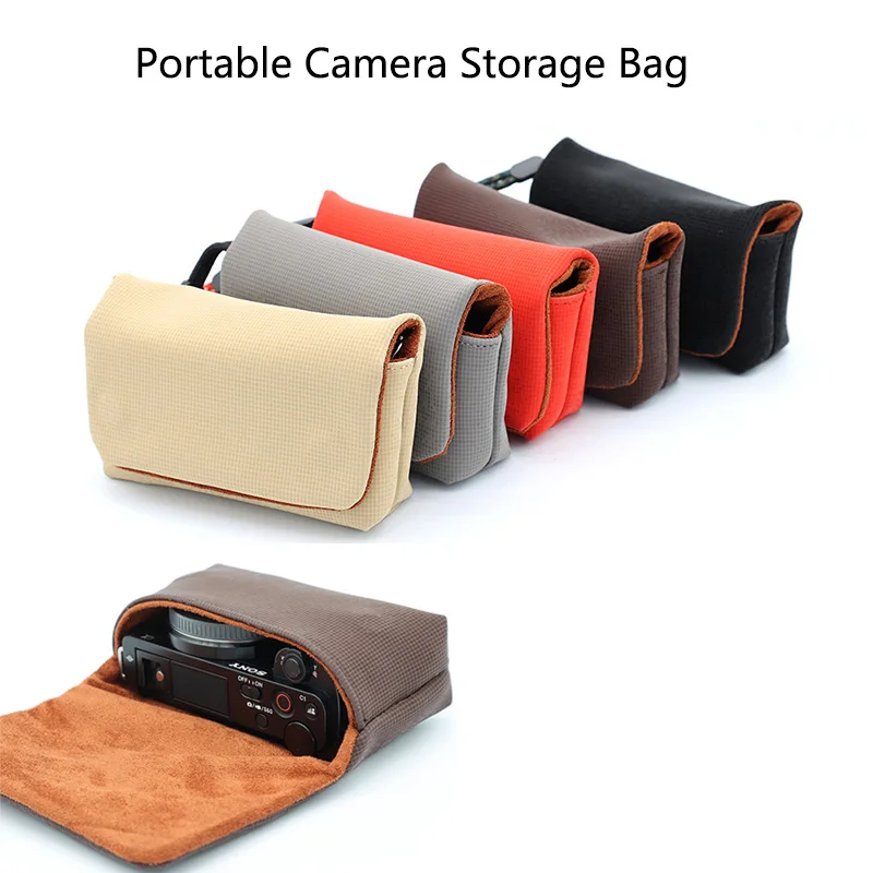 Portable Camera Pouch Handbags for Olympus TG4 TG5 Nikon W300s Canon SX740 g7xiii g7xii g9xii Panasonic LX3 LX5 LX7 LX10 ZS50 TS