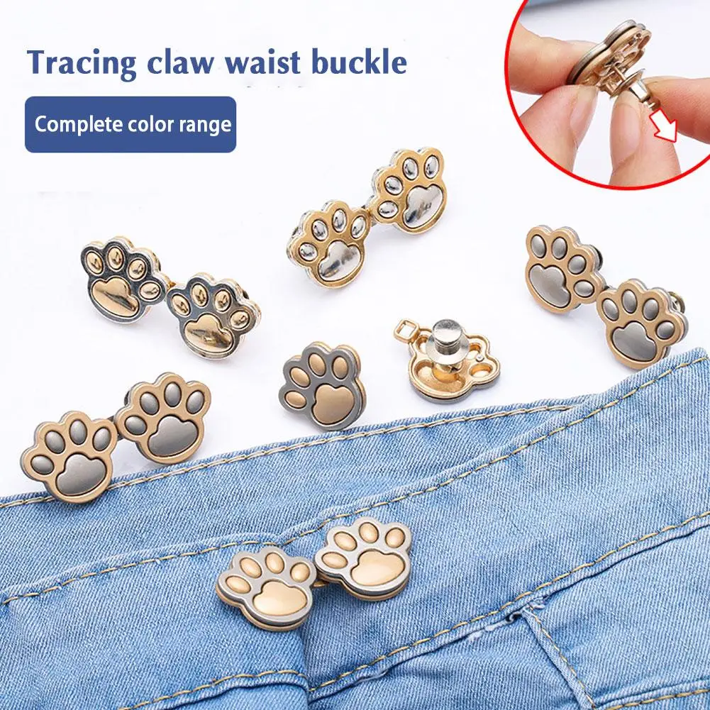 

Cat Claw Waist Adjustable Nail Free Sewn Free Jeans Practical Cute Tightening Tool Tool Design Waist Convenient Unique K3Y3