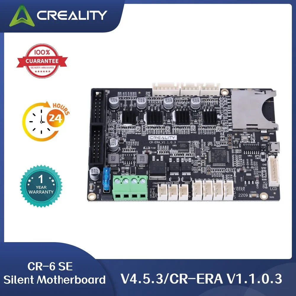 

3D Printers Parts Creality CR-6 SE Silent Motherboard 32 Bit Upgrade V1.1.0.3 Silent Printing Multiple Functions