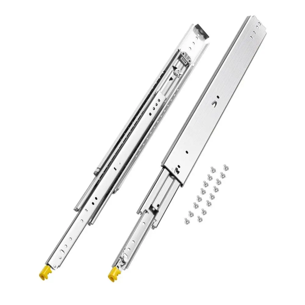 

1 Pair Soft Close Drawer Slides Ball Bearing Full Extension 18-60 Inches