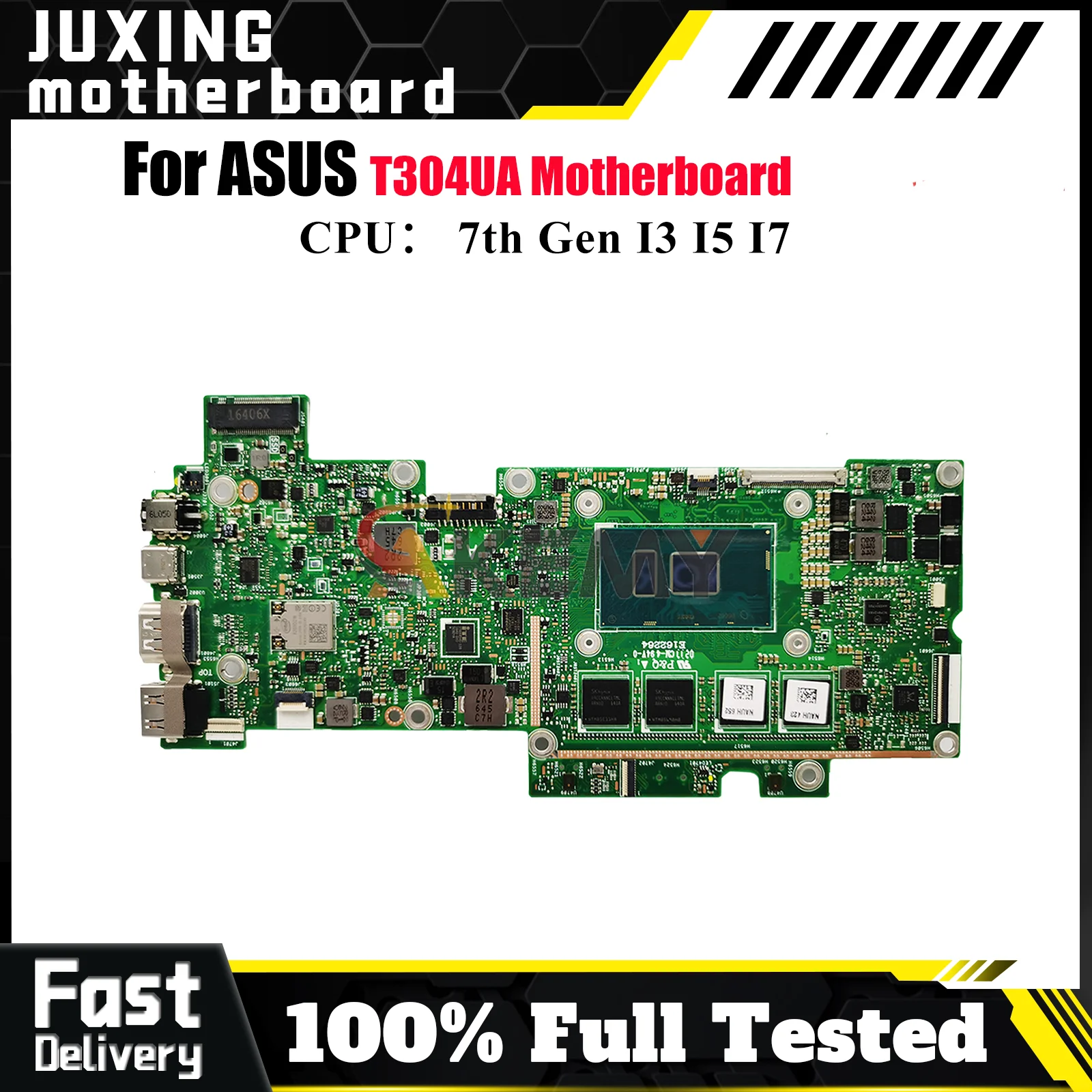

T304UA Laptop Motherboard For ASUS Transformer T304UA T304U Notebook Mainboard With I3 I5 I7 CPU 100% tests OK fast shipping stk