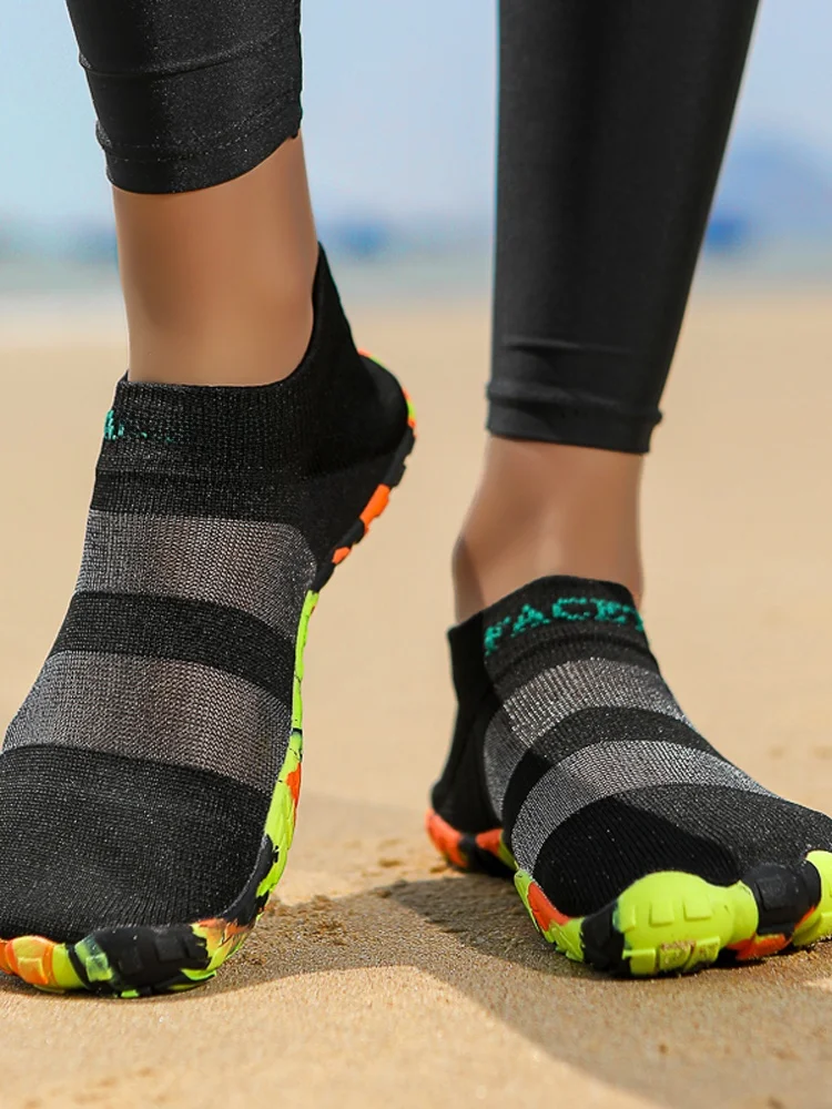 

2025 New Women's Indoor Fitn oes Yoga Pilates Training Deep Squat Five-Finger Barefoot Hiking oes Support Anti-Slip Br...