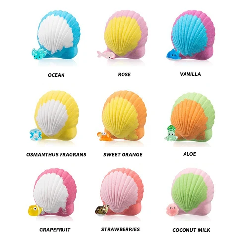 장난감 포함 목욕 폭탄, 목욕 버블 볼 스파 샤워 에센셜 오일, 피지 볼 보습, 건조한 피부, 편안한 어린이 선물, 140g 