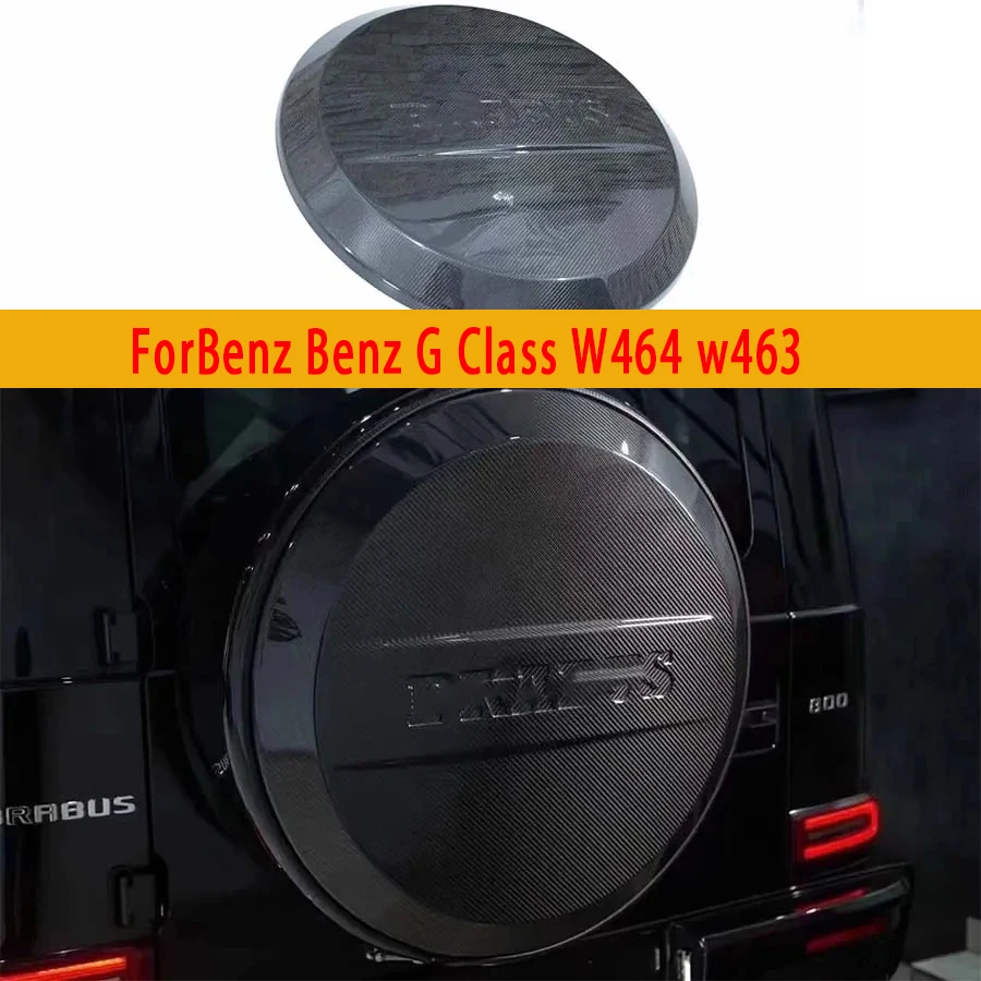 

For Mercedes Benz G Class W464 w463 G500 G550 G63 Carbon Fiber Car Spare Wheel Tire Cover Tire Protective Cover Car Accessories