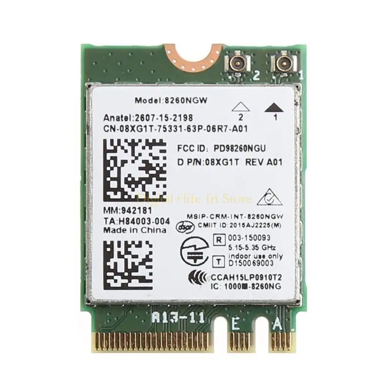 

E06D Double Band Wifi Card 2.4g / Networking Adapter for M.2 Interfaces