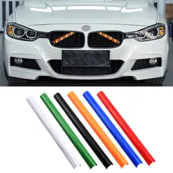 2pcs Car Front Grille Trim Strips V Brace M Sport Bar Decoration For BMW F20 F21 F22 F23 F30 F31 F32 F33 F34 F35 F36 F40 F45 F46