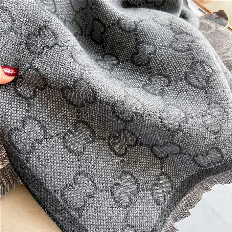 Winter Warm Wraps Women Scarf Luxury Design Pashmina Thick Shawl Blanket Travel Poncho Stoles Tippet