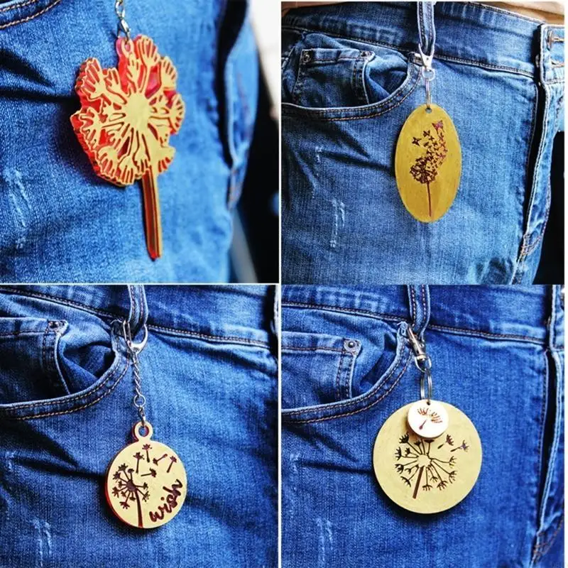 Dandelions Jewelry Charm Resin Mold Soft Silicone Dandelions Pendant Mold Perfect for Hobbyists and Enthusiasts