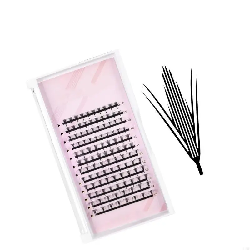 R3MF Lash Clusters Mangas Eyelashes Clusters DIY Eyelashes Extensions Anime Lashes