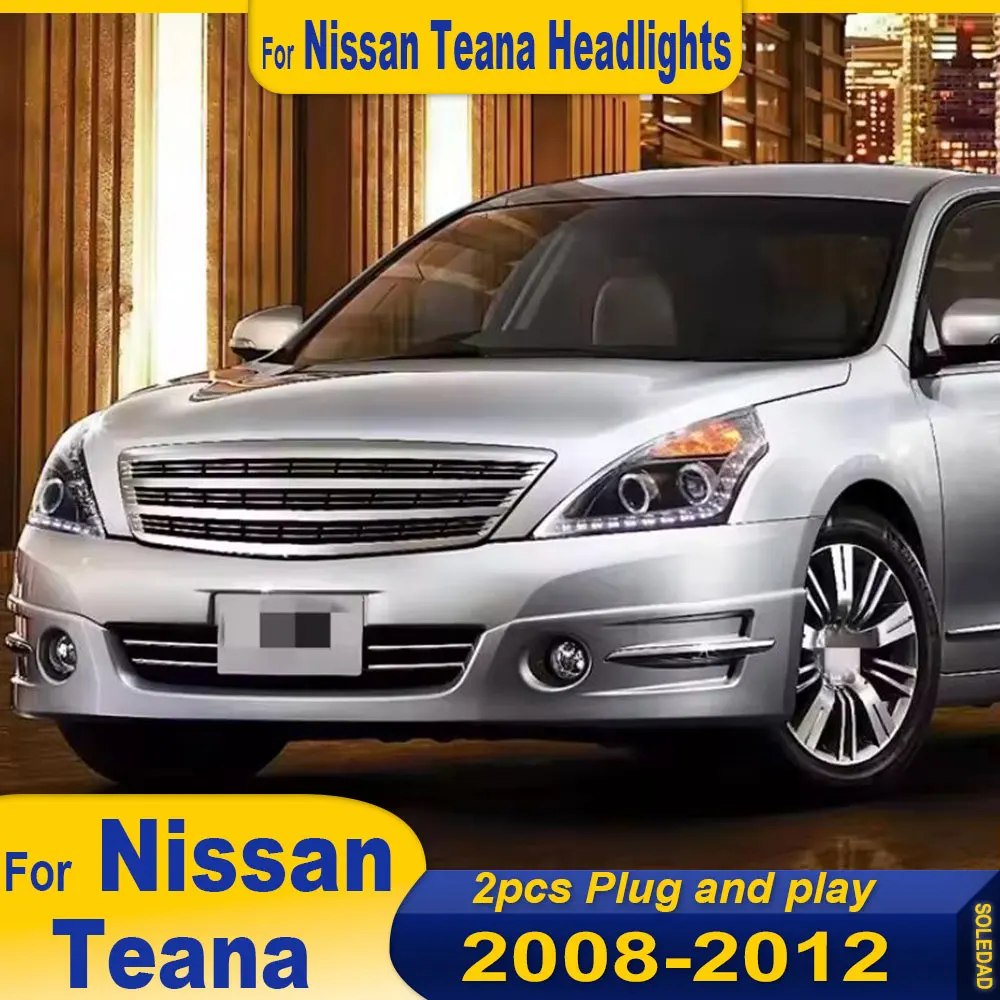 

Head Lamp For Nissan Altima 2008-2012 LED Car Front Lamps Assembly Upgrade High Quality 2 Projector Lens headlights Accessories