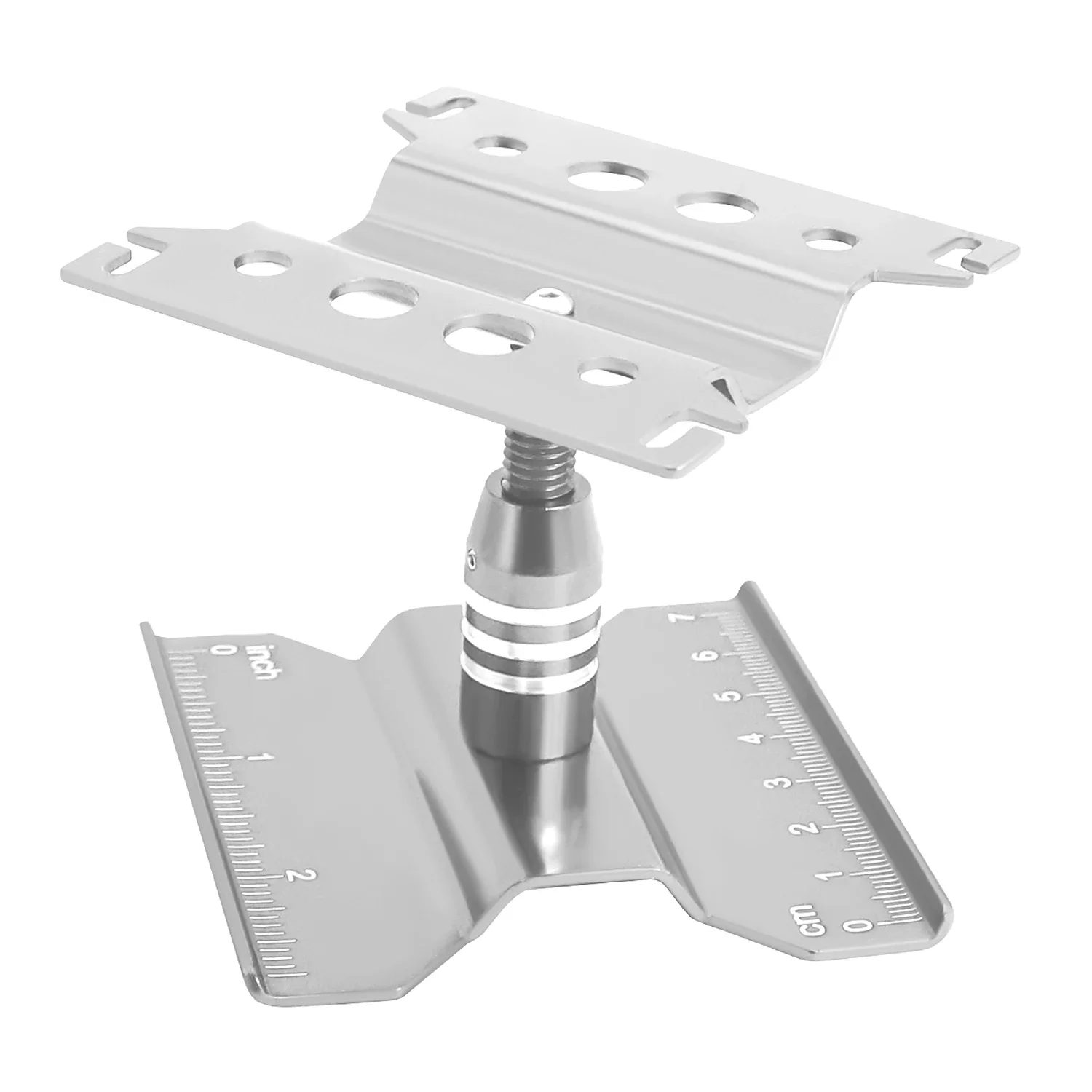 Aluminium-Reparaturständer Arbeitsstation 360 ° Drehbar und einstellbar für 1/18 1/24 RC Crawler SCX24 TRX4M FCX24 1/12 1/14 1/16 MN WPL – Detail 9