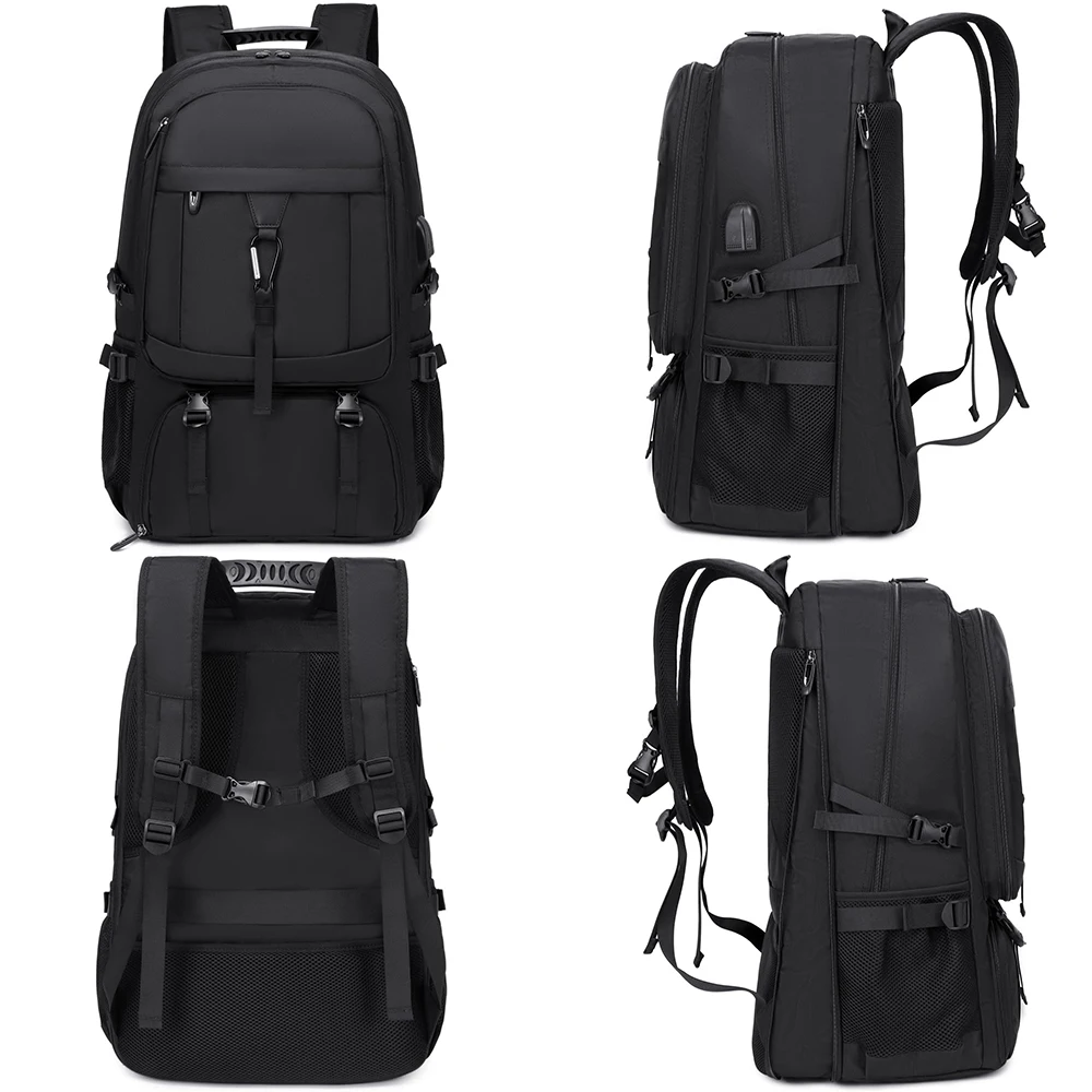 80L 50L Men's Outdoor Backpack Climbing Travel Rucksack Sports Camping Hiking Backpack School Bag Pack for Male Female Women