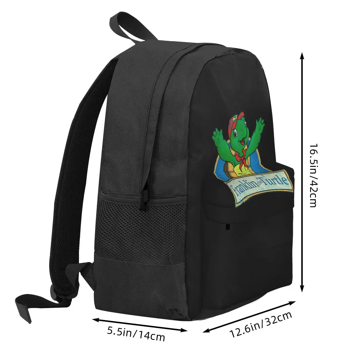 Vintage Franklin The Turtle Backpack Student BookBag Children School Bag Computer Shoulder Bags for Boys Girls