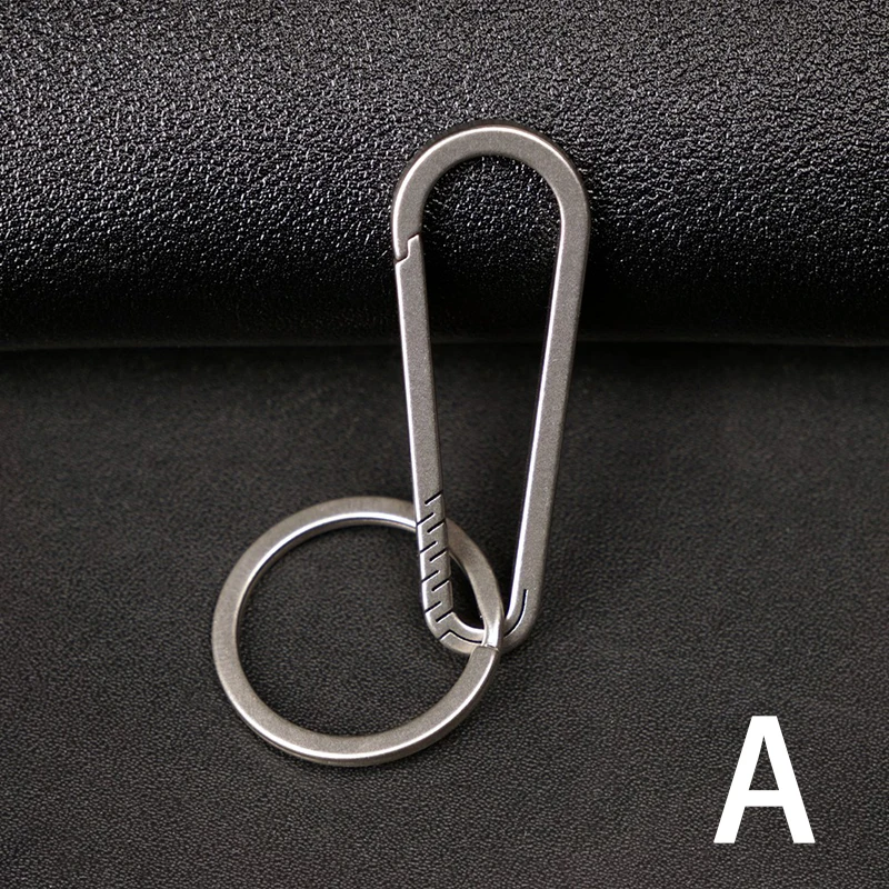 Edc Car Carry - 1Pcs Titanium Alloy Keychain Buckle EDC