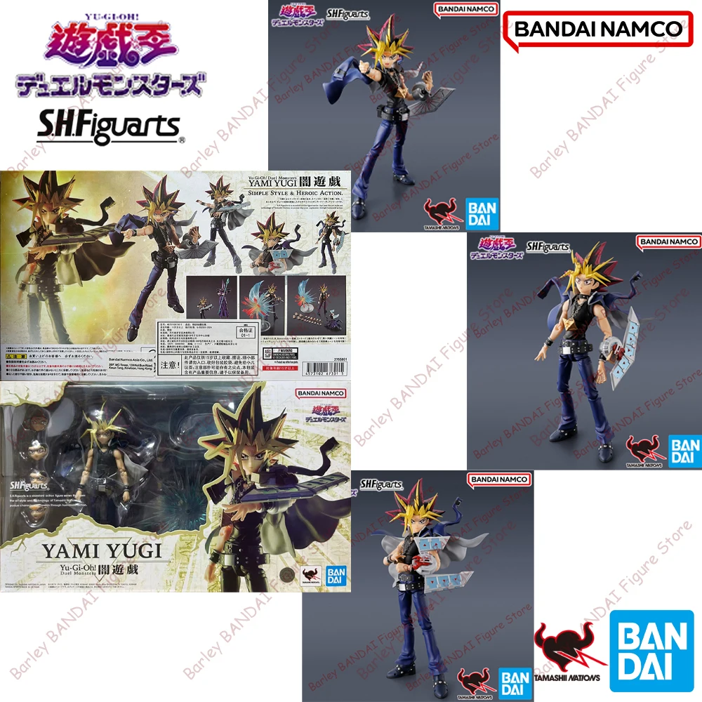 

Original In Stock BANDAI S.H.Figuarts Yu-Gi-Oh! Duel Monsters YAMI YUGI Anime Figure Action Figurine Boxed Model Toys For Kids
