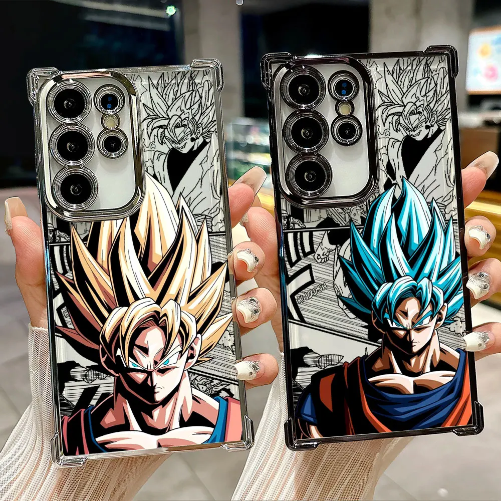 

D-Dragon Ball Son Goku God Coque For Galaxy S26 Ultra Phone Case DBZ For Samsung S26 S25 S24 S23 S21 Ultra S20 FE S25 Plus Cover