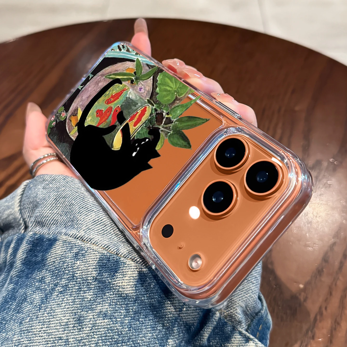 Coque transparente Cool Cat po - Clear Shockproof Bumper Case avis et prix