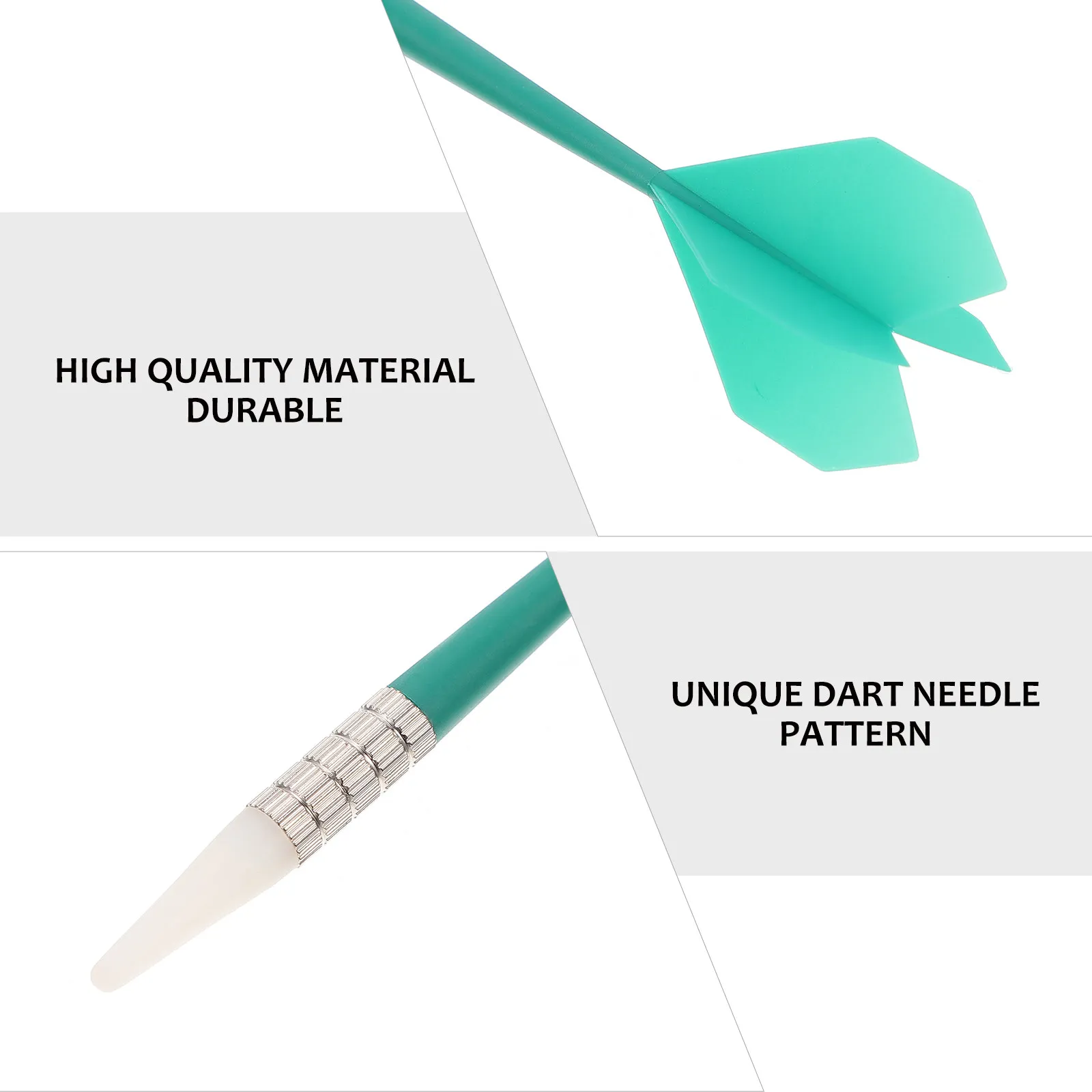 

Набор из 6 профессиональных дротиков с пластиковыми наконечниками для игр в помещении и на улице, с нескользящим стержнем, надежным контролем и точным броском