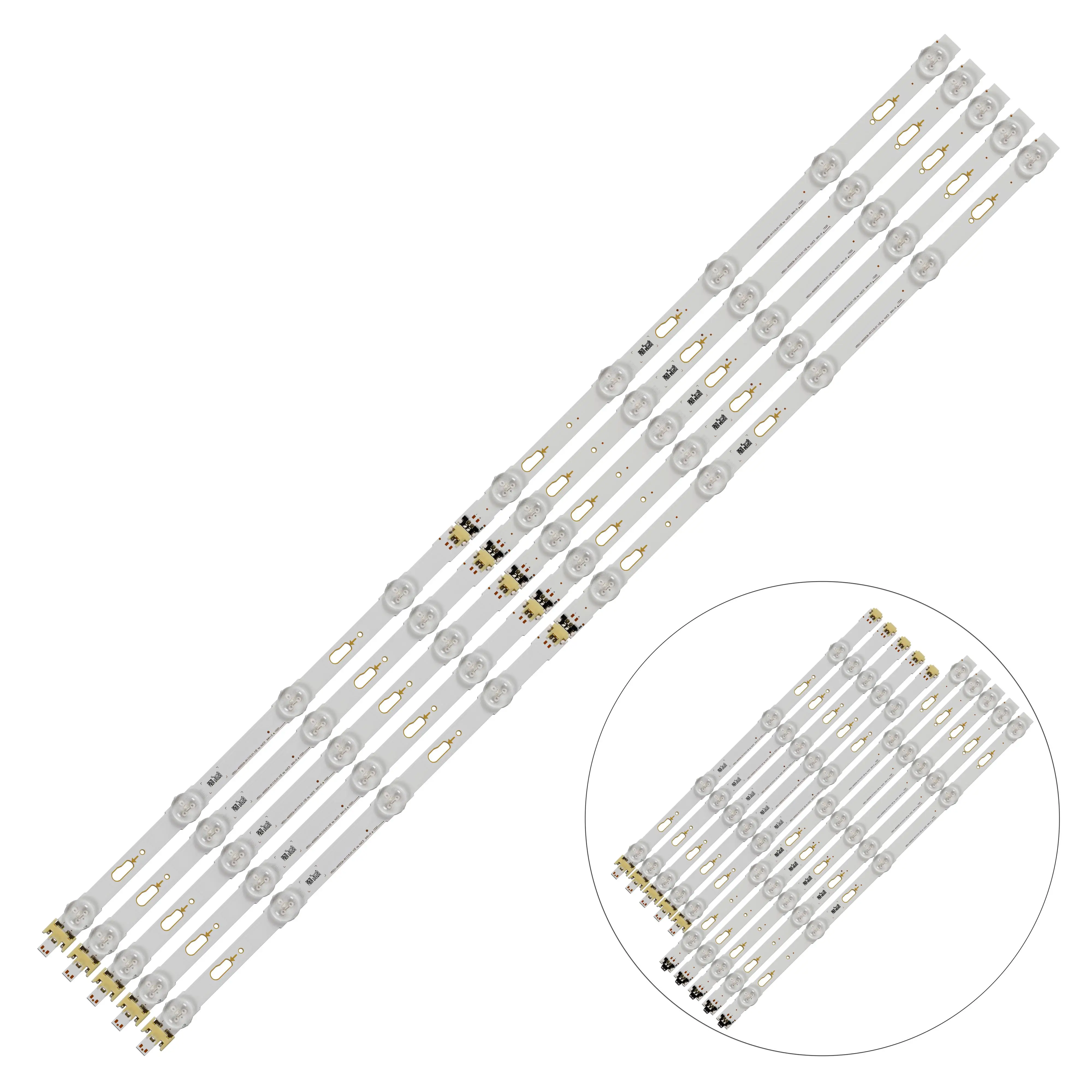 10個入り-ledバックライトストリップ-ua40ju6600rxtw-un40ju6700af-ue40ju6472-ue40mu6195-ue40mu6122-cy-wj040hglv3h-cygk040hglv4h用