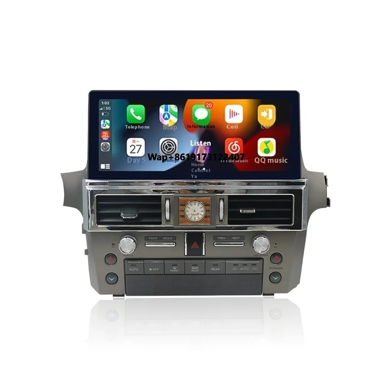 

GX400 GX460 Central Control Large Screen Car Navigation with Apply Carplay 360 Panorama View