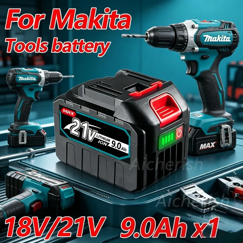 

21V Rechargeable Lithium Ion Battery for 1V B Series Power Tools Angle Grinder Electric Saw Impact Wrench