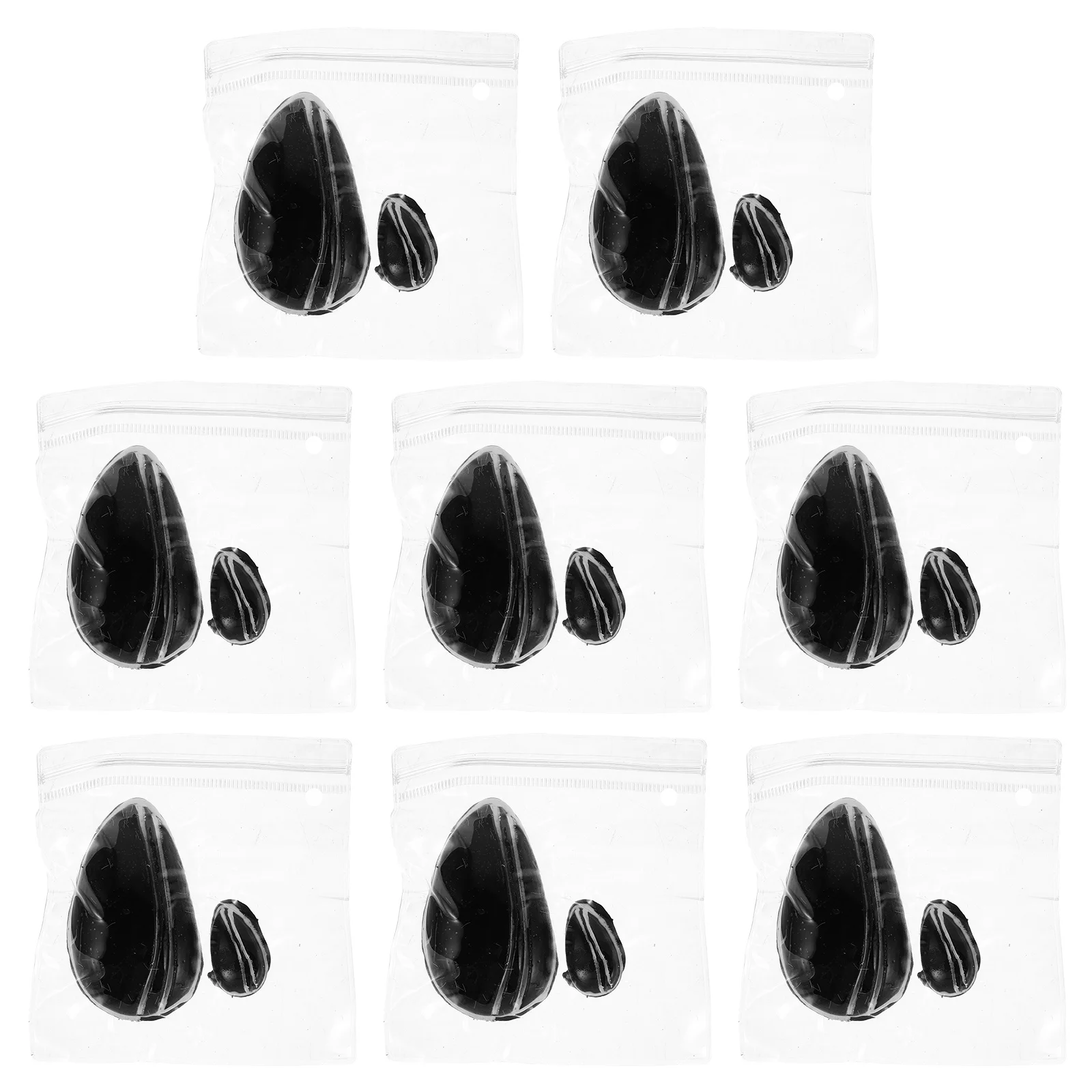 16 pçs lento subindo bola de estresse sementes melão macio squeeze mole sensorial fidget chaveiro festa favor goodie saco lento rebote brinquedo