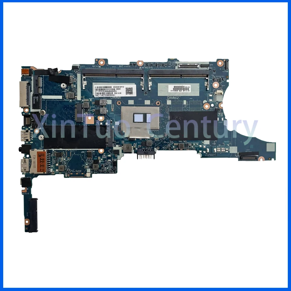 918313 -601 para placa-mãe de laptop HP Elitebook 840 G3 850 G3 6050A 2892401 -MB-A01 Placa-mãe I5 I7-6th DDR4 100% teste funcionando