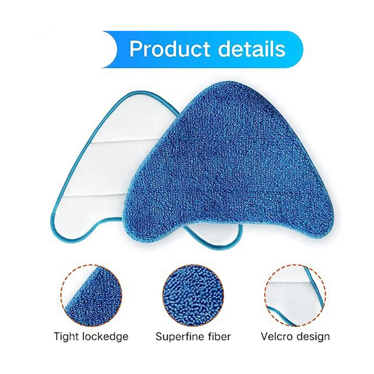 Per WH21000 riutilizzabile microfibra Soft Mop Pad accessori per vuoto sostituzione lavabile riutilizzabile