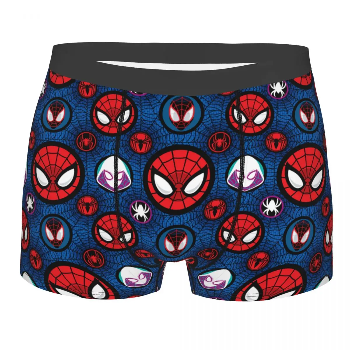 Custom Spider Man Underwear Men Breathable Boxer Briefs Shorts Panties Soft Underpants For Homme