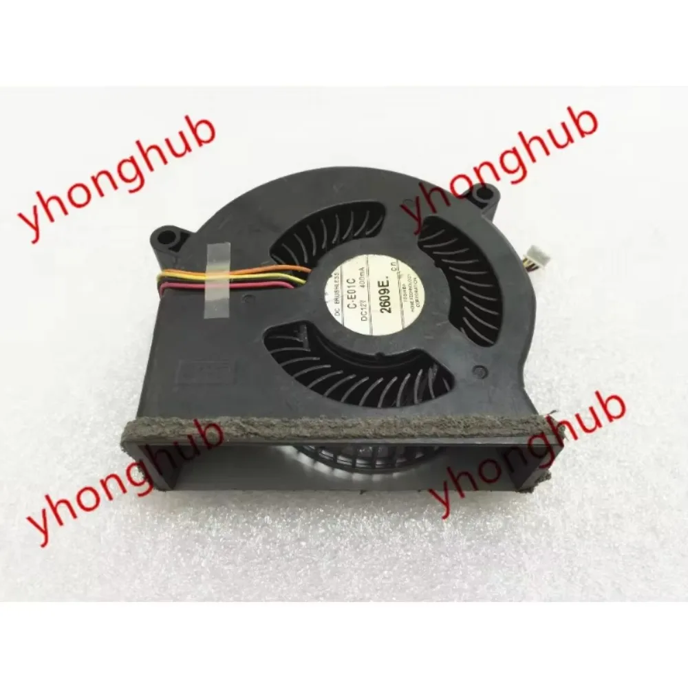 C-E01C DC 12V 400MA 4-Wire 80x73x25mm Projector Cooling Fan