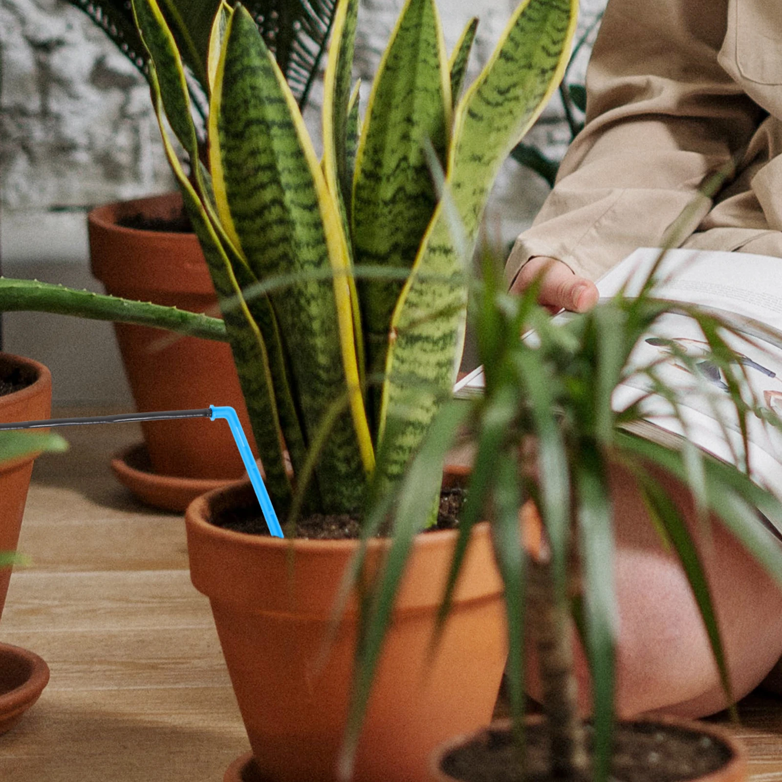 

10pcs Pressure Compensated Nozzle Drip Irrigation Stablizer Garden Plant Watering Tool Sprinkler Durable Material Angle