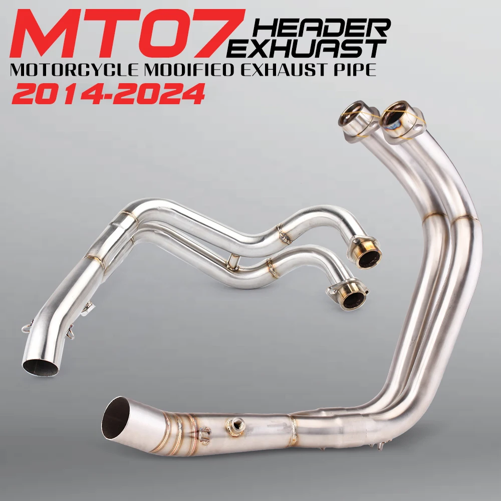 

Motorcycle Exhaust Pipe Slip-On for MT07 MT-07 2014-2024 Performance Pipe Sound Upgrade for Bikes